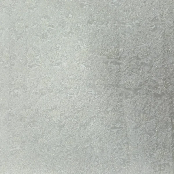 BUBBLE PUFFED TAFETTA  METALLIC WHITE