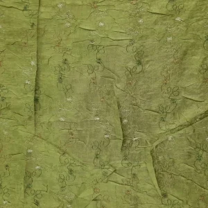 TAFETTA CRUSHED WITH EMBROIDERY DETAIL