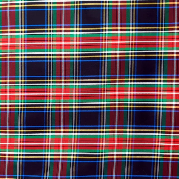 TWO TONE  TAFETTA  CHECK BLACK