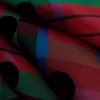 TWO TONE  TAFETTA  SCOTTISH POLKA RED