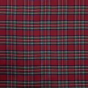 TWO TONE  TAFETTA  CHECK RED