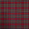 TWO TONE  TAFETTA  CHECK RED LUREX DETAIL