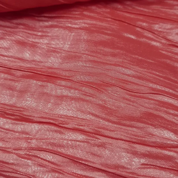 TAFETTA CRUSHED 3M WIDE CORAL