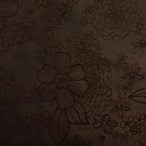 EMBOSSED TAFETTA ROSE BROWN