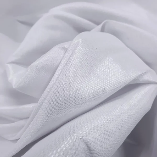 TWO TONE STRETCH TAFETTA WHITE