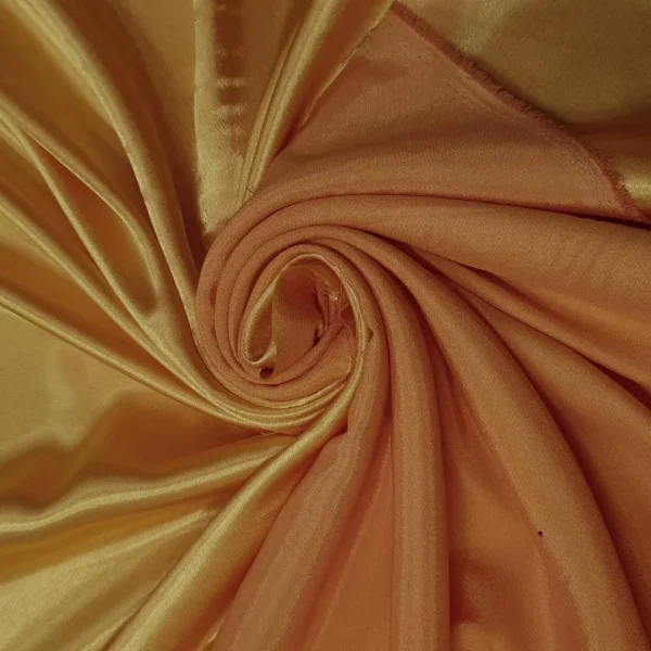 2TONE STRETCH SATIN MUSTARD