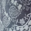 TULLE BORDER-CORDED  PAISLEY WHITE
