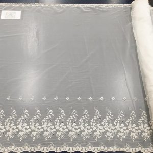 TULLE BORDER BELL CRM IVORY