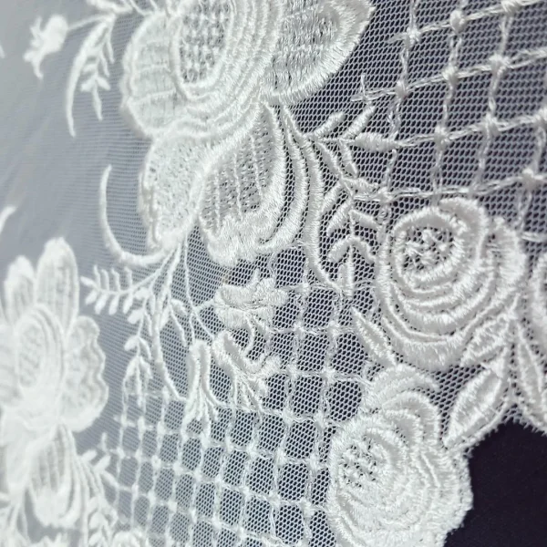 TULLE BORDER  IVORY