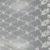 TULLE BORDER-ROSE(5) MILK  AON