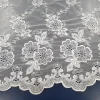 TULLE BORDER-ROSE(5) MILK  AON