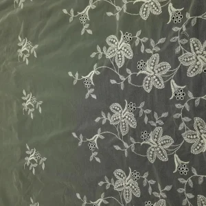 TULLE BORDER SCALLOPED CRFEAM
