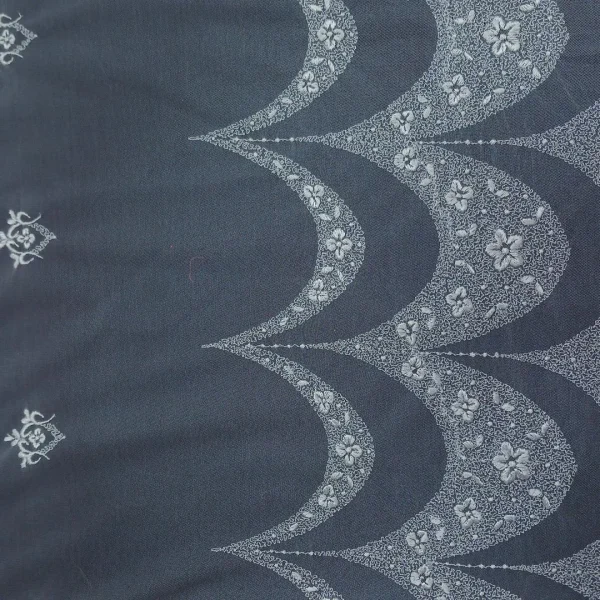 TULLE BORDER EMBROIDERY(2) CREAM
