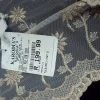 TULLE CORD BORDER METALLIC 2T IVORY