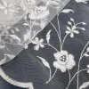 TULLE CORD BORDER METALLIC 2TONE WHITE