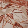 EMBROIDERED TULLE WITH BEADS and  SEQUENCE DETAIL DIAMOND
