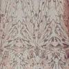 EMBROIDERED TULLE WITH BEADS and  SEQUENCE DETAIL DIAMOND