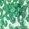 TULLE FANCY CORDED 3D EMERALD