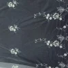 TULLE WITH TWO TONE EMBROIDERY AND BEADS IVORY