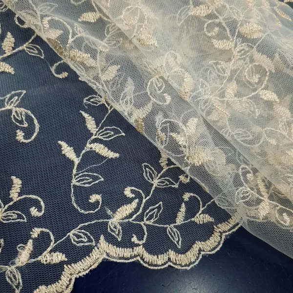 TULLE LUREX IVORY