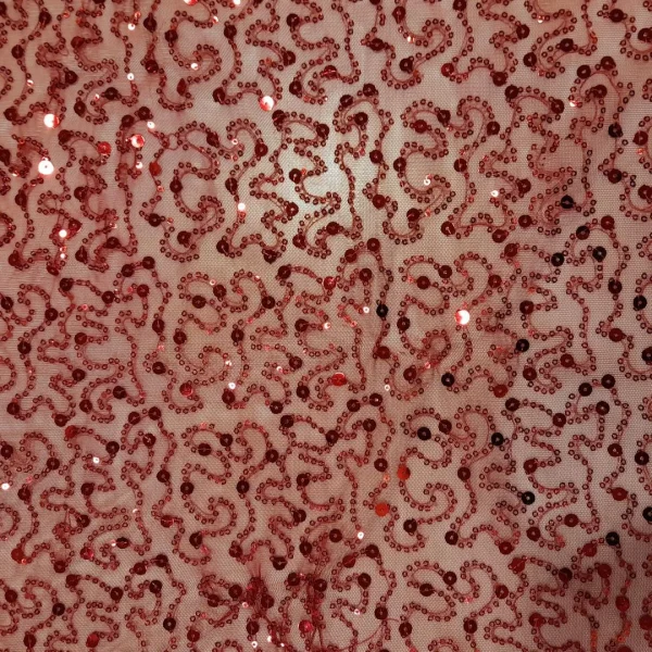 TULLE FULL SEQ RED