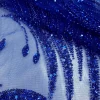 TULLE BRIDAL LACE HEAVY BEADED LILLY JANE ROYAL
