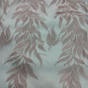 TULLE HEMB+SEQ PETAL NUDE