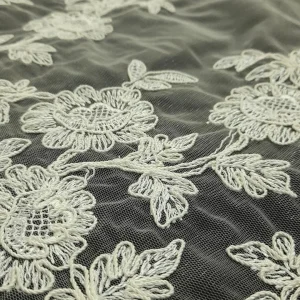TULLE HEAVY CORDED(1) WHITE