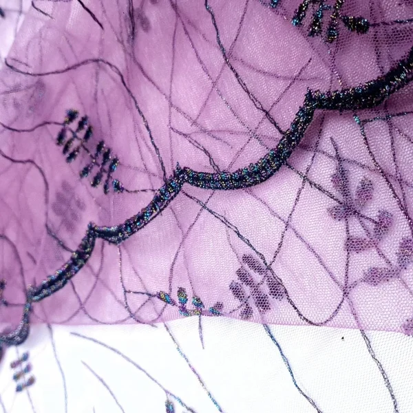 TULLE SOFT MUTI-LUREX MAGENTA