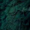 TULLE RUFFLED BOTTLE GREEN