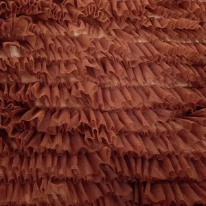 TULLE RUFFLED RUSTY