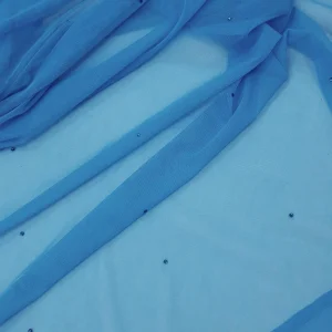 SOFT TULLE TURQUOISE DIAMANTE