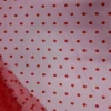 SOFT TULLE DOTTED-   RED