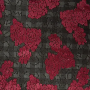 VELOUR BURNOUT ROSE WINE