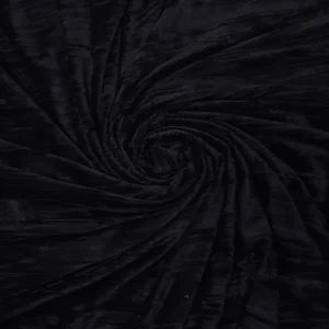 VELOUR CRSHD BLACK