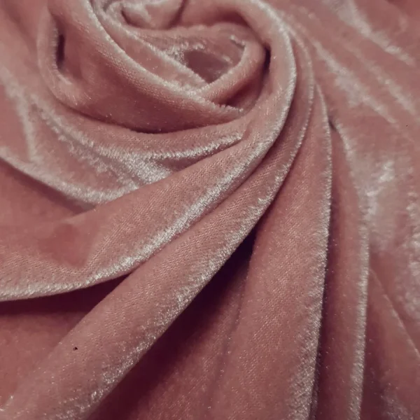 VELOUR POLYESTER BLUSH