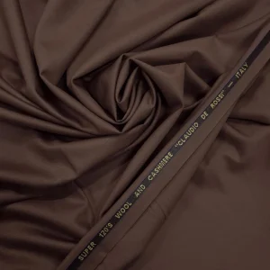 WOOL SUITING CLAUDIO DE ROSSI  (120S) CINNAMON