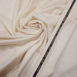 WOOL SUITING ?CLAUDIO DE ROSSI? (120S) IVORY WHITE