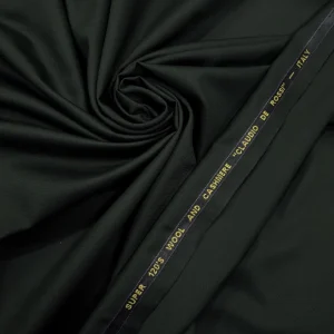 WOOL SUITING CLAUDIO DE ROSSI  (120S) OLIVE