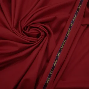 WOOL SUITING CLAUDIO DE ROSSI  (120S) RED