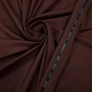 WOOL SUITING CLAUDIO DE ROSSI  (120S) DK RUST(1)