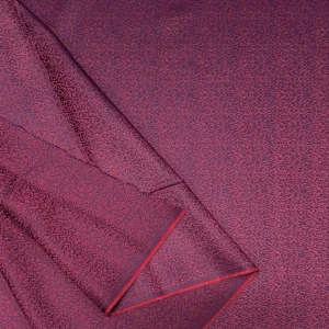 WOOL SUITING REVERSIBLE FISH-LIKE MAROON
