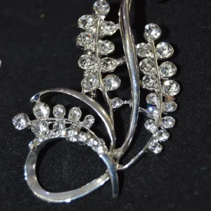 BROACH VIOLIN SILV