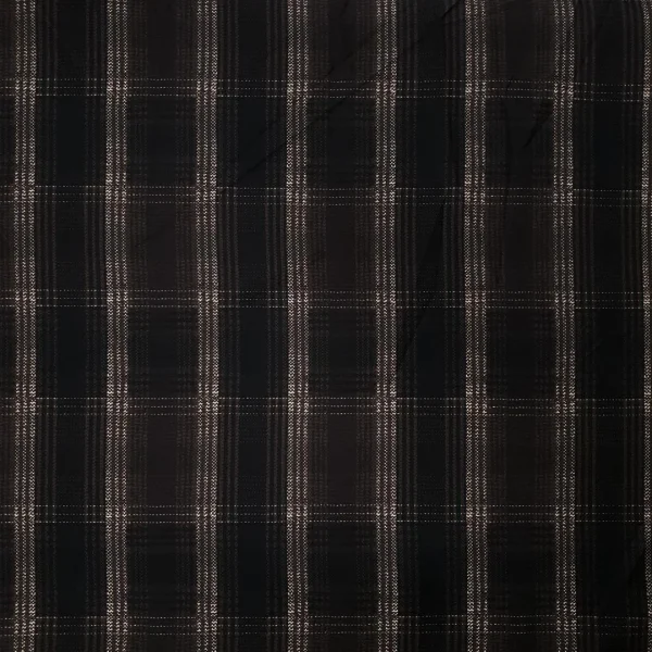 ARMANI SATIN PRINTED CHECK BROWN